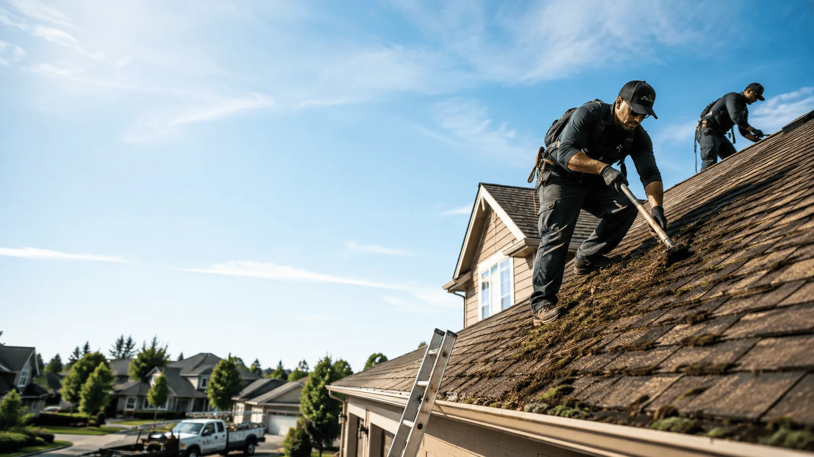 Roof Moss Removal in Bidwell, OH near me